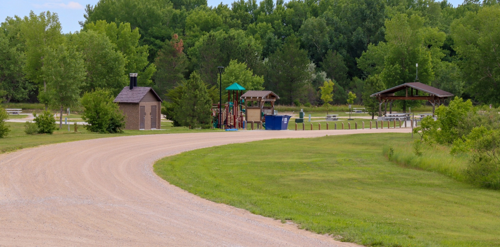 Entrance Road at Davis Creek